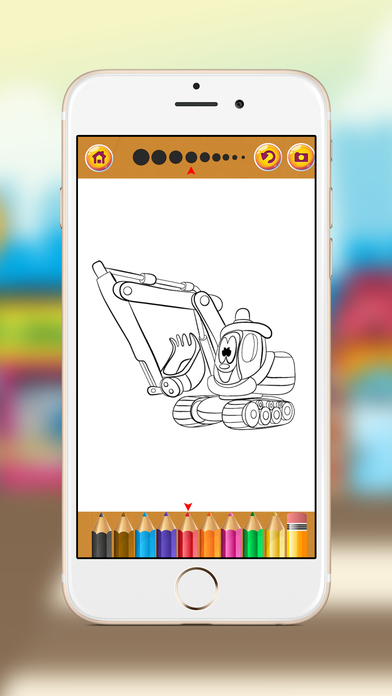Vehicles Coloring Book for Kids & Toddlers screenshot 2