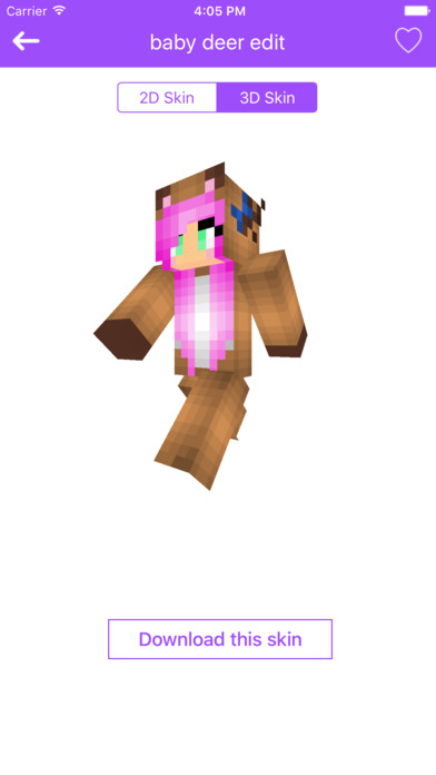 New Baby Skins - Cute Skins for Minecraft PE & PC screenshot 3