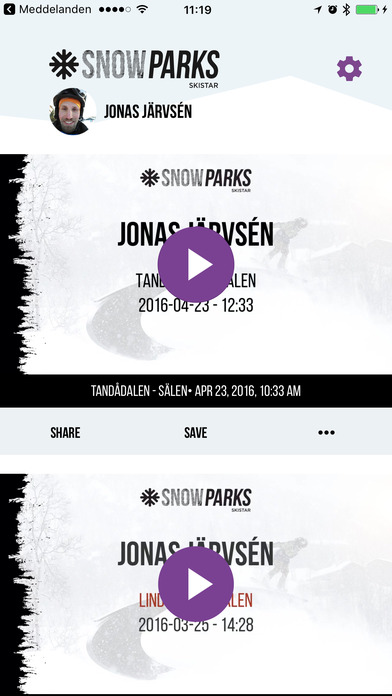 SkiStar Snow Parks screenshot 2