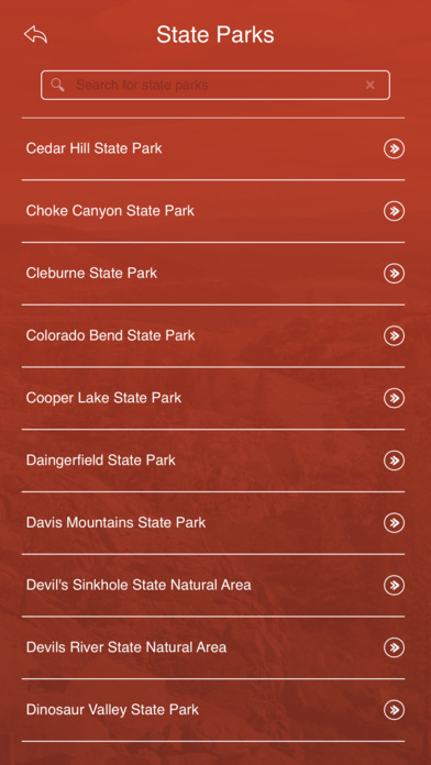 Texas State Parks, Trails & Campgrounds screenshot 3