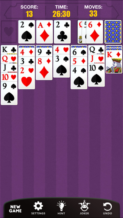 Solitary Classic card game screenshot 3
