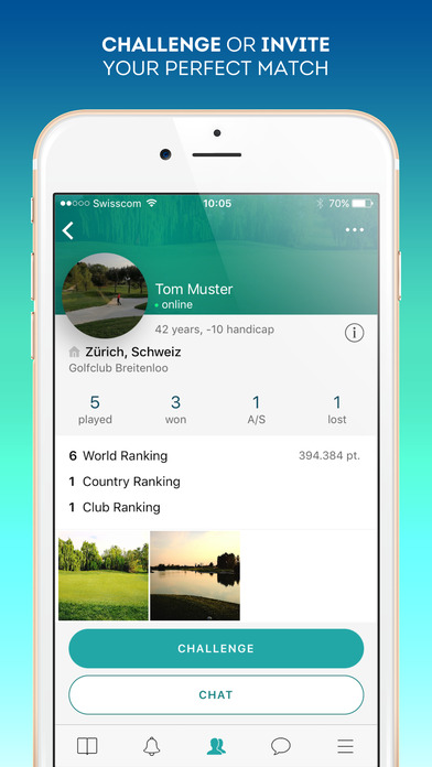 The Match Player Golf App screenshot 2