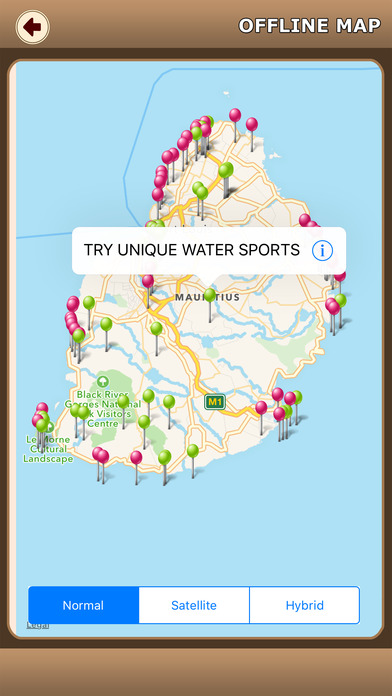 Mauritius Island Offline Map Explorer screenshot 3