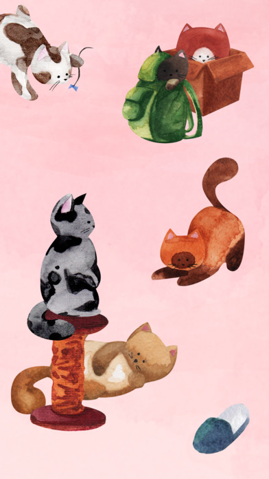 Watercolor Cats screenshot 3
