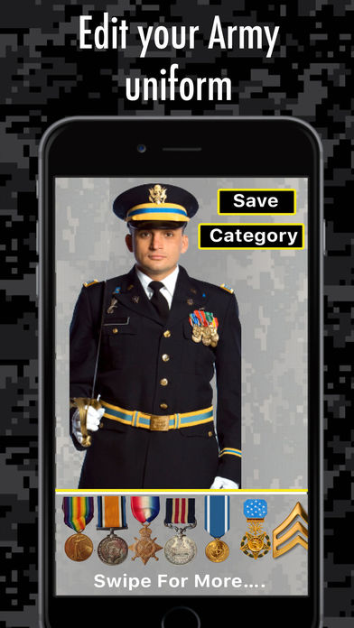 Army Service Uniform Editor screenshot 2