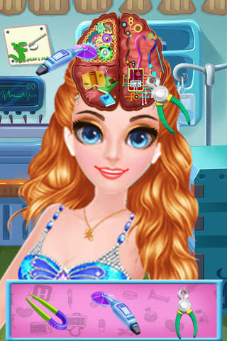 Princess Brain Surgery Simulator-Mommy Sugary Cure screenshot 3
