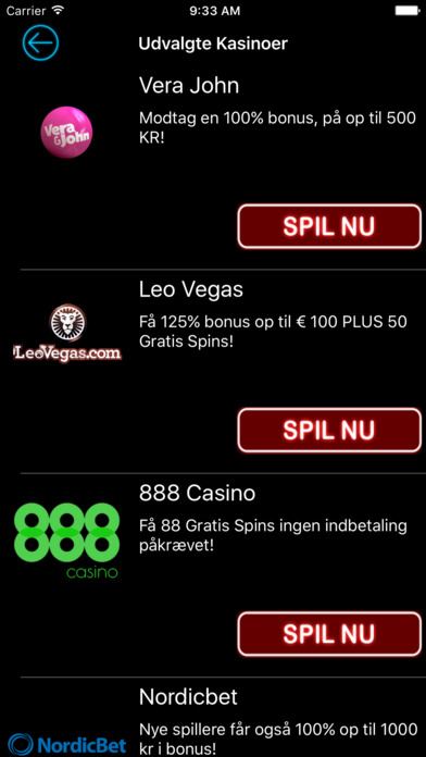 Dansk Casino - Top guide og Casino Newsfeed screenshot 2