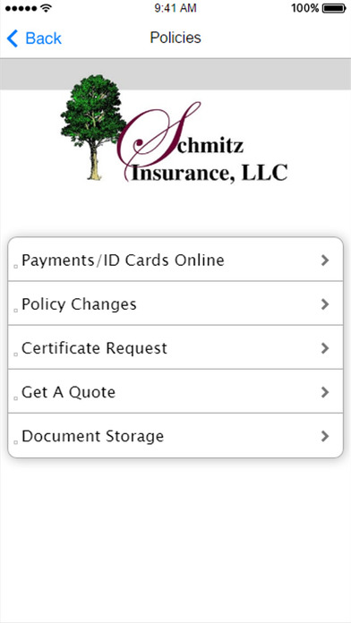 Schmitz Insurance screenshot 2