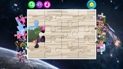 Dragon battle jigsaw puzzle kids game of cartoon screenshot 2