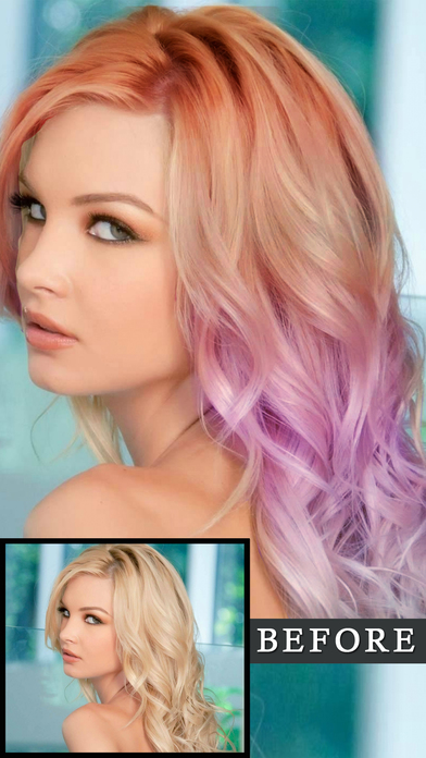 Hair Color Changer Beauty App screenshot 3