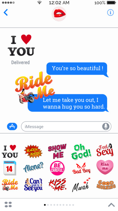 Dirty Texting Stickers screenshot 3