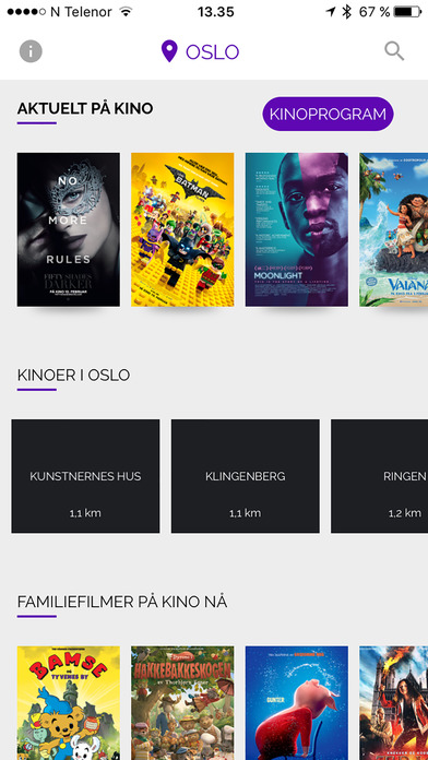 Kinoprogram. Finn billetter screenshot 2