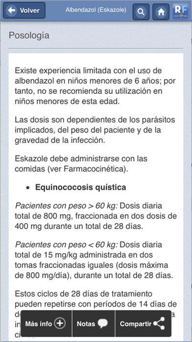 Guía de Fármacos antiparasitarios screenshot 4