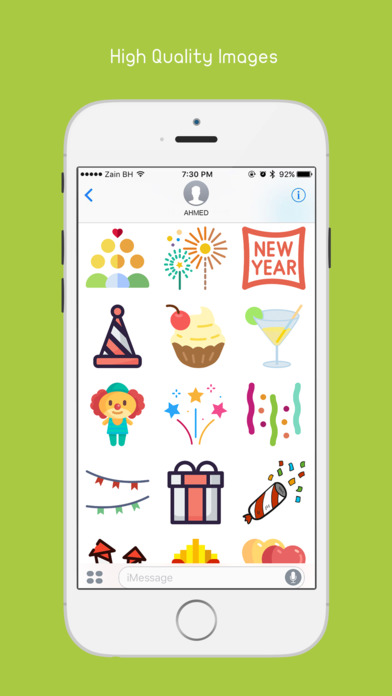 Newo - New Year Stickers screenshot 3