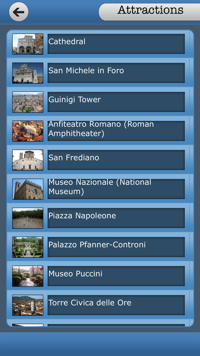 Lucca Offline City Travel Guide screenshot 4