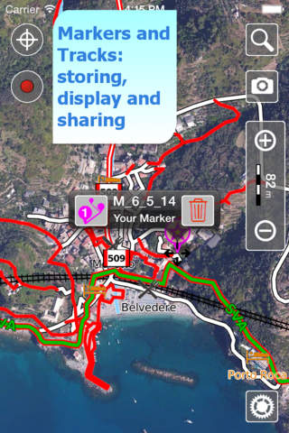 Cinque Terre Trails, Hiker GPS screenshot 2