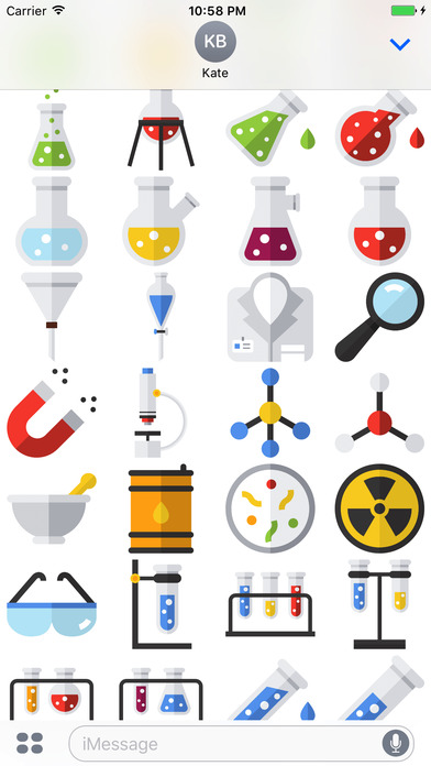 Science Stickers - Emojis for Geeks screenshot 3