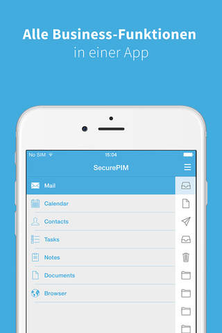 SecurePIM screenshot 2