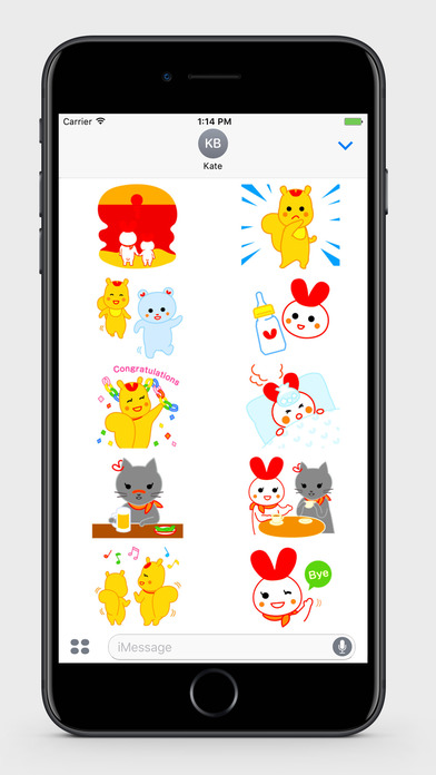 Red Rabbit Stickers screenshot 4