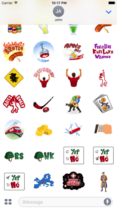 SwissMoji - Swiss Stickers screenshot 2