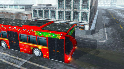 Winter Bus Driver 3D Simulator: Snow Hill Parking screenshot 4