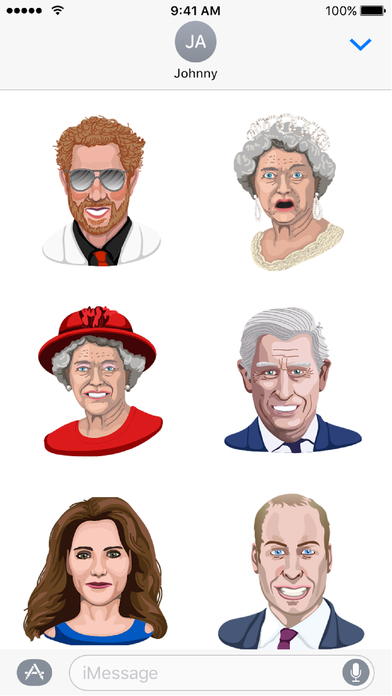 British Royal Family Emoji screenshot 2