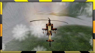 Gunship Chopper in Snowy Mountains Simulation screenshot 3