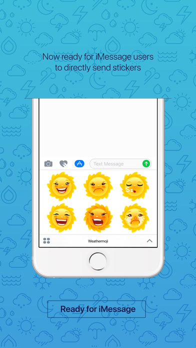Weathermoji - emoji & stickers for weather update screenshot 3
