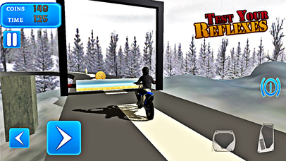 Snow Stunt Bike : 3d Simulation Pro screenshot 2