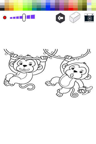 Animal Monkey Matching Games for Toddler & Kids screenshot 2