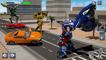 Bike Chase Robot Simulator screenshot 4