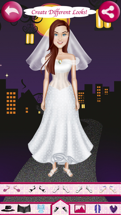 Dress up! Wedding Day: Red Carpet Dressup screenshot 2