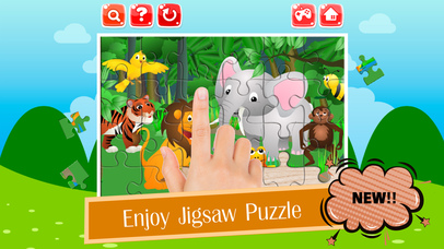 Magic Jigsaw Puzzles For Cartoon Animals screenshot 2