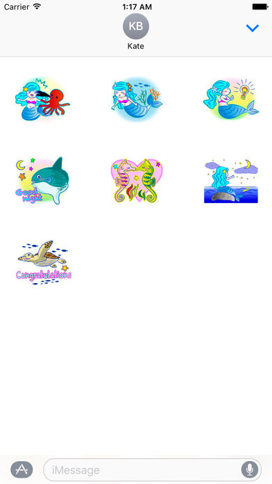 Lovely Mermaid Sticker screenshot 3
