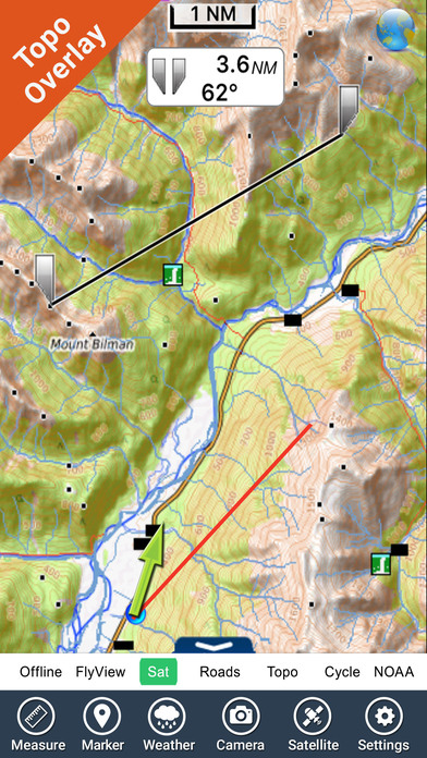 Mount Aspiring National Park GPS Charts Navigator screenshot 3