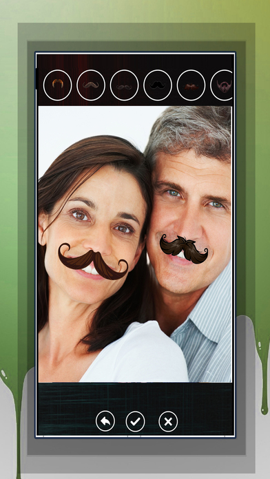 Mustache Fun Photo Morphing App screenshot 2
