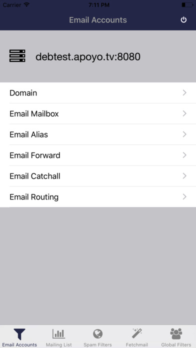 ISPmobile-Email screenshot 2