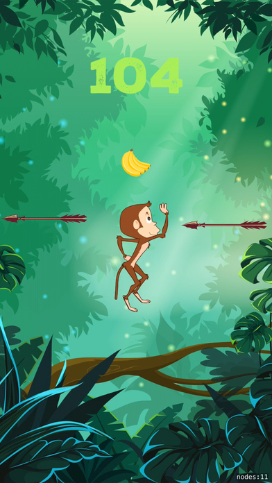 Go Bananas - Monkey Jump Game screenshot 2