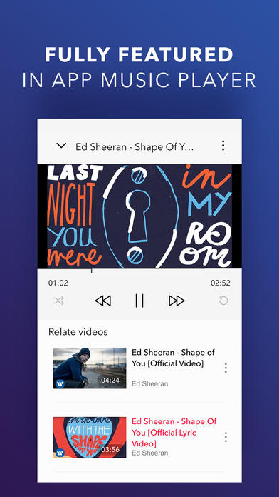 Music Unlimited Mp3 Streamer & Video Player screenshot 2