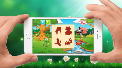 Drag Drop and Match Shadow Animals for kids screenshot 2