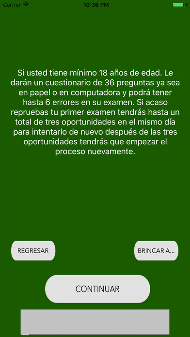 CA DMV EXAMEN EN ESPANOL screenshot 4