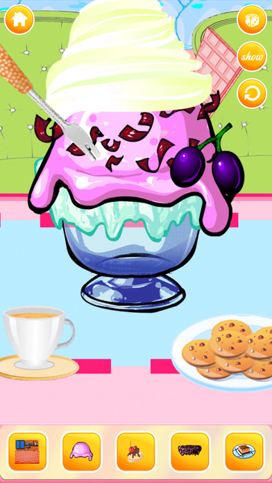 Operating Ice Cream Shop－Girls Cooking Game screenshot 4