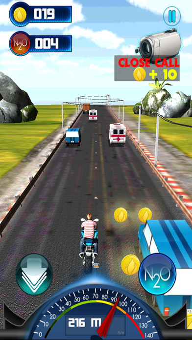 Traffic rider:Free city csr motorcycle racing game screenshot 2