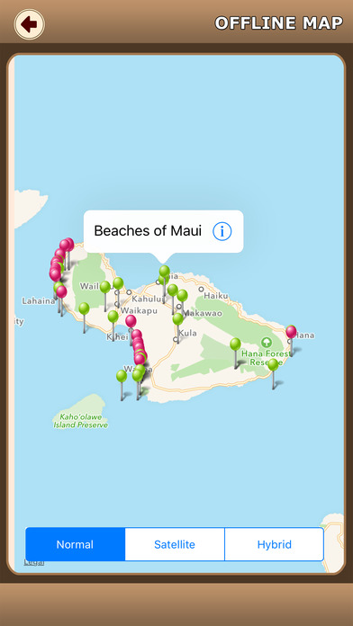 Maui Island Offline Map Explorer screenshot 3