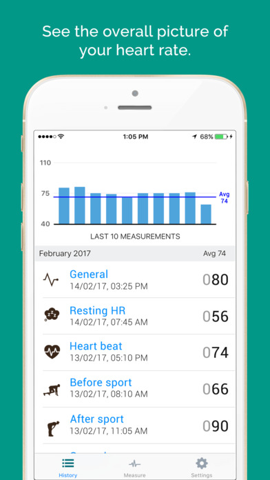 Smart Heart Rate Monitor screenshot 2