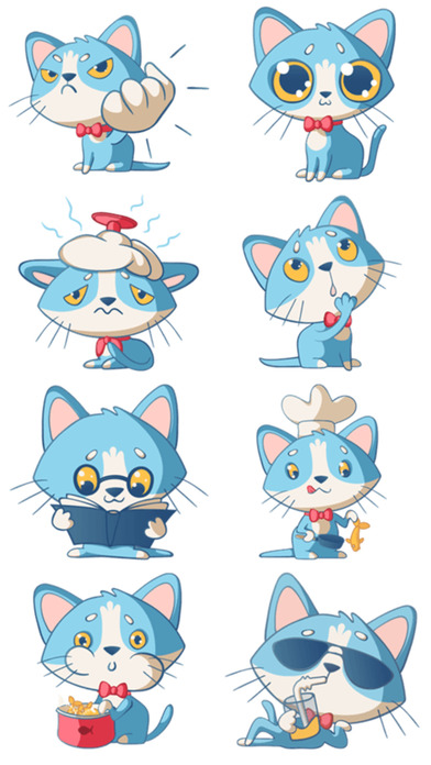 Sweet Cat Stickers! screenshot 2