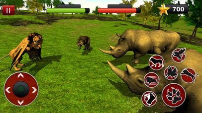Flying Lion Simulator : Angry Wild Animal Fight screenshot 3
