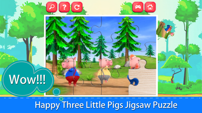Three Little Pigs Magic Jigsaw Puzzle Games screenshot 2