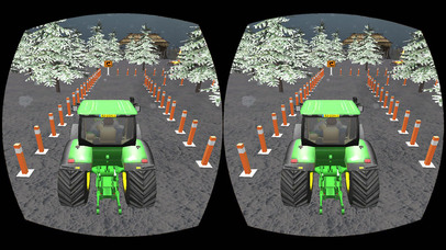 VR Farming Tractor Parking Driver - More Village screenshot 2