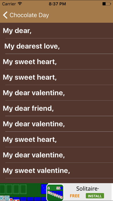 Happy Chocolate Day Messages,Greetings And Images screenshot 2